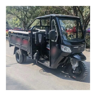 Гана Трицикл бензиновый 300cc 3-колесный грузовой мотоцикл с крышей и открытым типом кузова