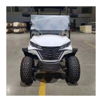 Укомплектованная 4-местная электрическая тележка для гольфа Buggy Club Car с стоячей позицией хвостовой коляски