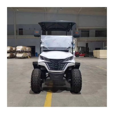 Укомплектованная 4-местная электрическая тележка для гольфа Buggy Club Car с стоячей позицией хвостовой коляски